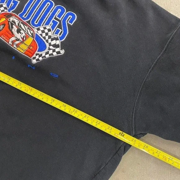 Vintage Big Dogs Racing 90s Crewneck Sweatshirt Size XL - Picture 4 of 5